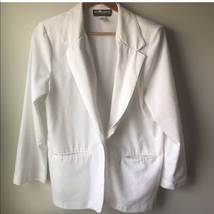 White retro woman's blazer 90's